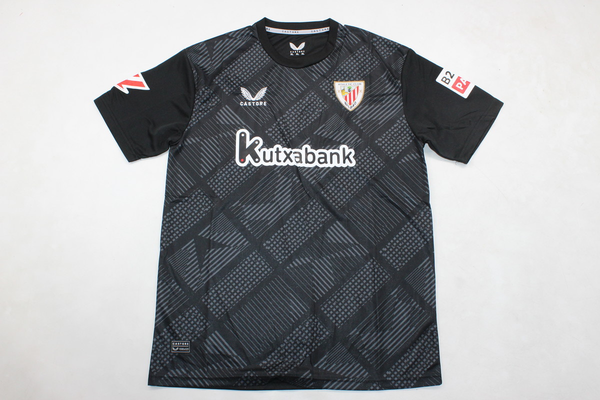 AAA Quality Athletic Bilbao 24/25 GK Black Soccer Jersey